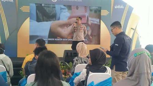 Kapolsek Mojoroto Berikan Imbauan Penting Saat Warga Tukar Uang