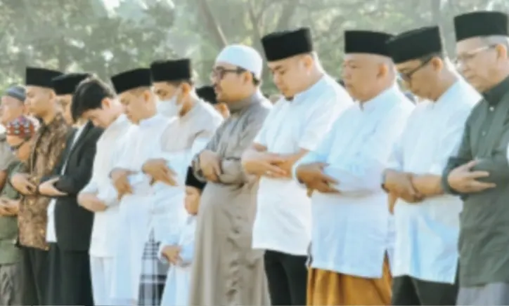 Jajaran Pemkab Batu Bara Tunaikan Ibadah Sholat Idul Fitri Berjamaah