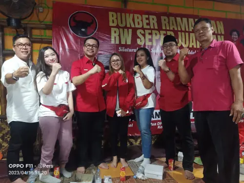 RW Seperjuangan Gelar Bukber, Wanto Sugito, Minta Doanya Semoga Pemilu 2024 Berjalan Sukses