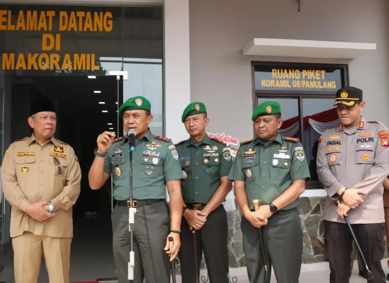 Pangdam Jaya Bersama Benyamin Davnie Resmikan Dua Koramil Baru di Tangsel