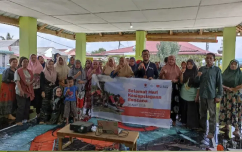 Peringati HKBN, Rumah Relawan Batu Bara Mitigasi Bencana Warga Pesisir