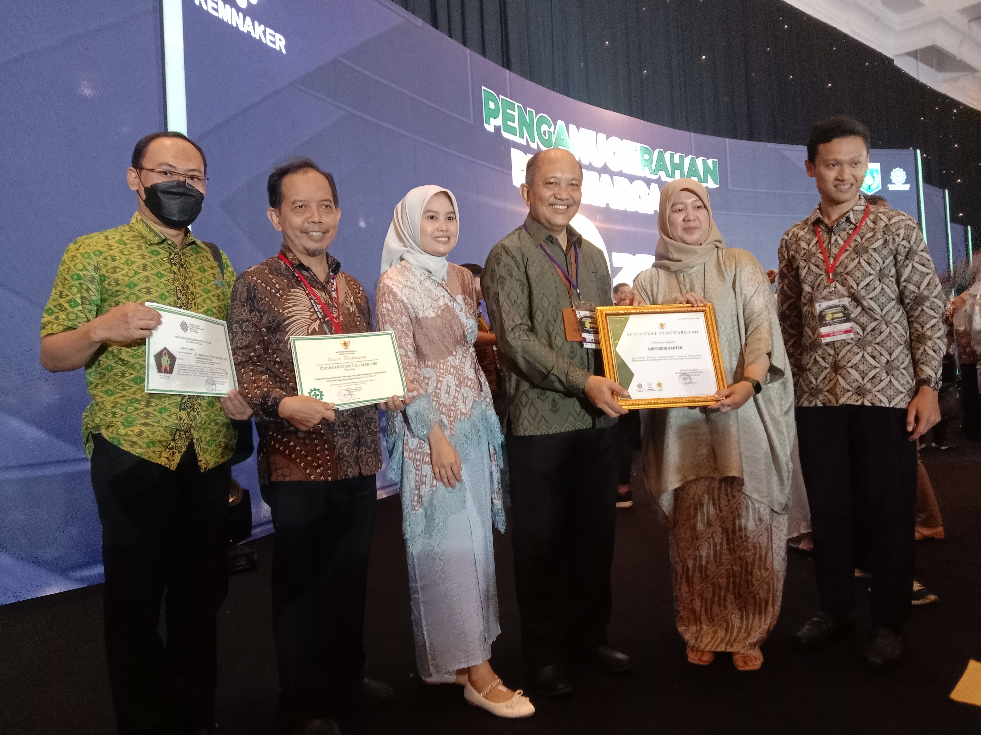 Sejak 2014, PT. IKPP Tangerang Mill Terima Penghargaan K3