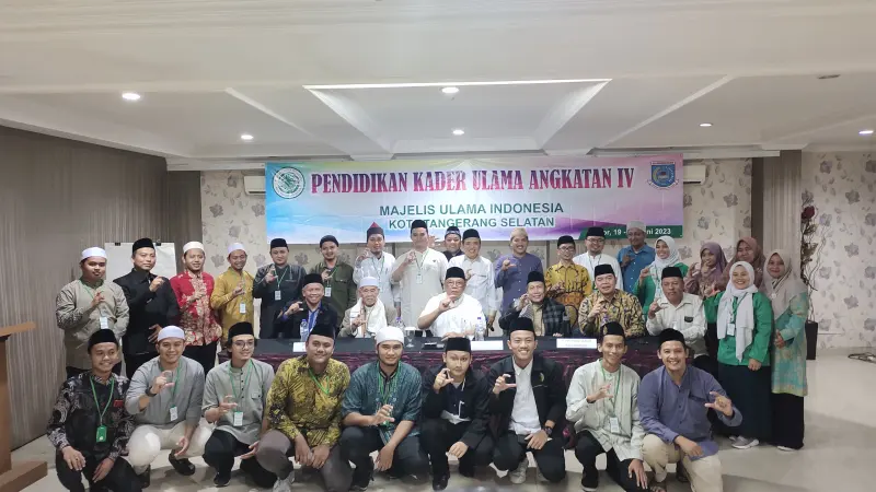 MUI Kota Tangsel Gelar Pendidikan Kader UlamaÂ Angkatan Keempat