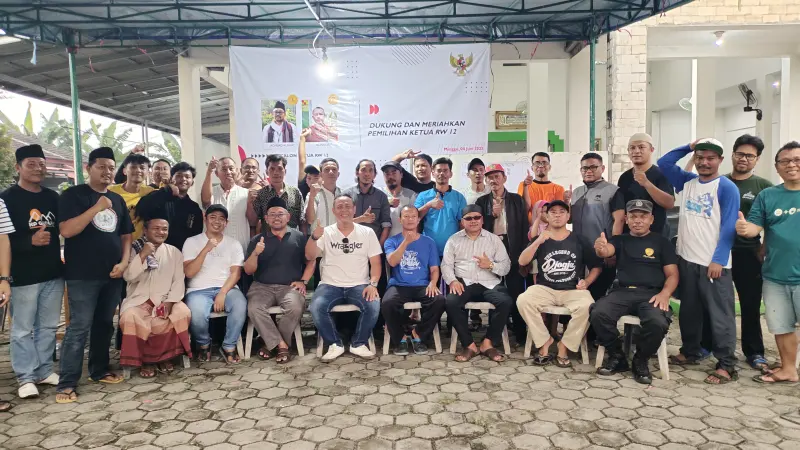 Pemilihan RW 12 Desa Tojong Berlangsung Terbuka, Antar Pendukung Jantungnya Berdebar-debar&nbsp;&nbsp;
