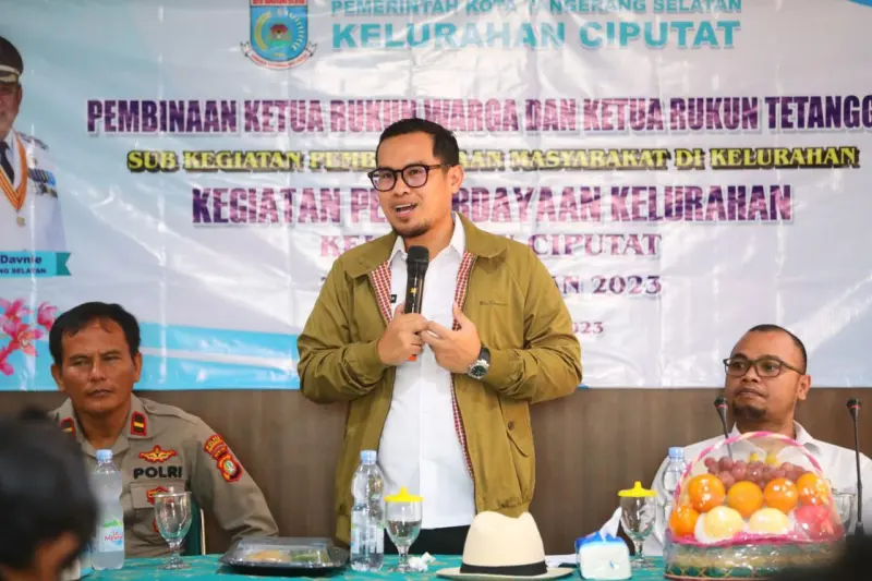 Wakil Walikota Tangsel Sebut, Ketua RW dan RT Ujung Tombak Program Pemerintah