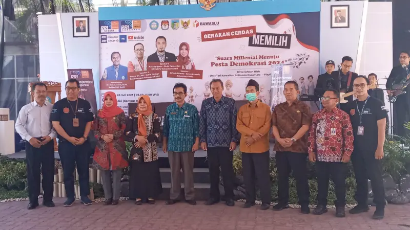 Lembaga Penyiaran Publik RRI Surabaya Gelar Gerakan Cerdas Memilih