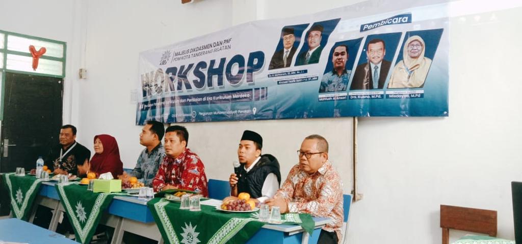 Pimpinan Daerah Muhammadiyah Tangsel Soroti Kebijakan Kurikulum Belajar,  Lewat Workshop IKM