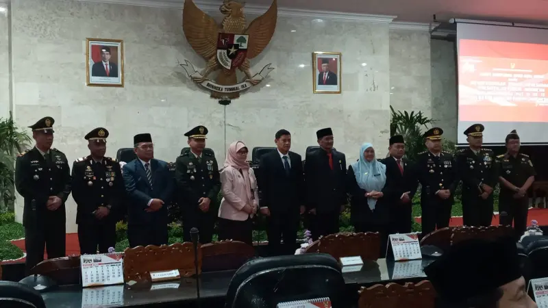 DPRD Kota Kediri Rapat Paripurna Dengarkan Pidato Kenegaraan HUT RI ke 78
