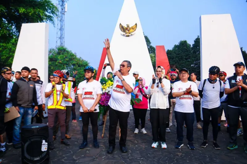 Gowes Kemerdekaan Semarak Kenang Jasa Pahlawan