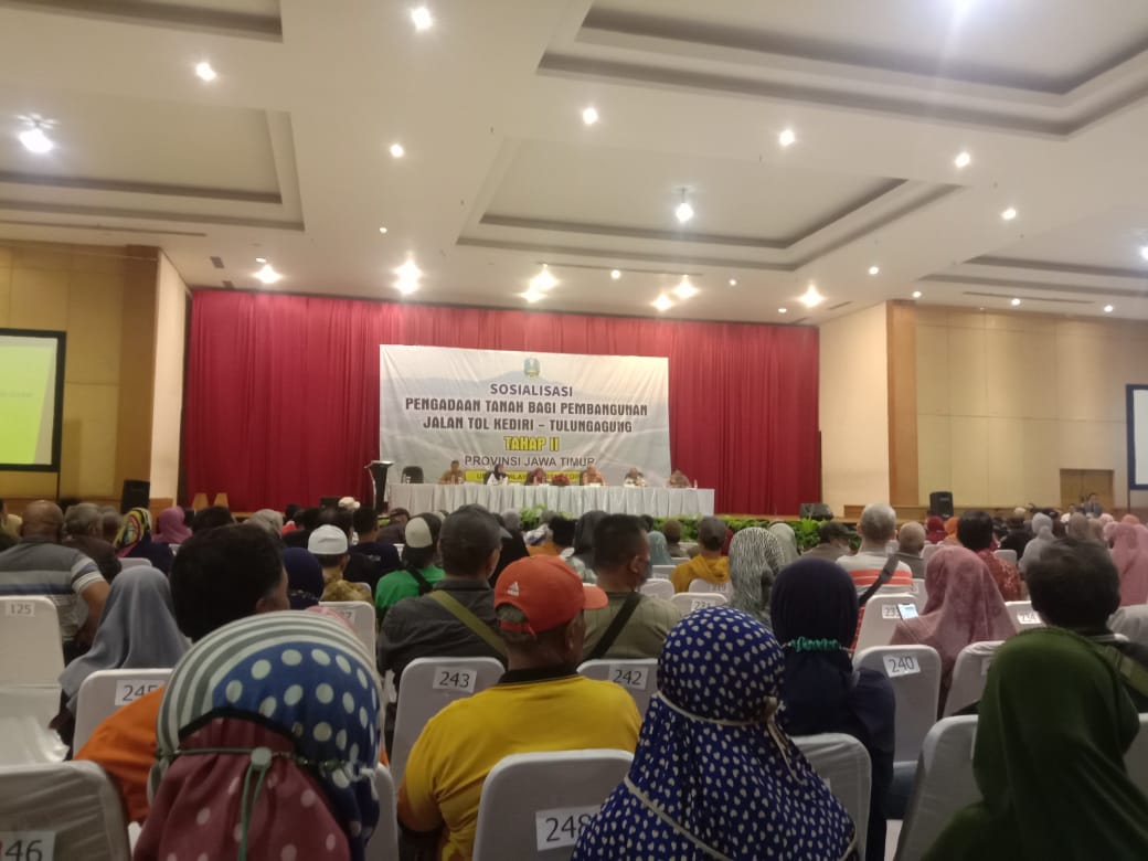 BPN Kota Kediri Sosialisasi Pengadaan Lahan Tol Kediri Tulungagung