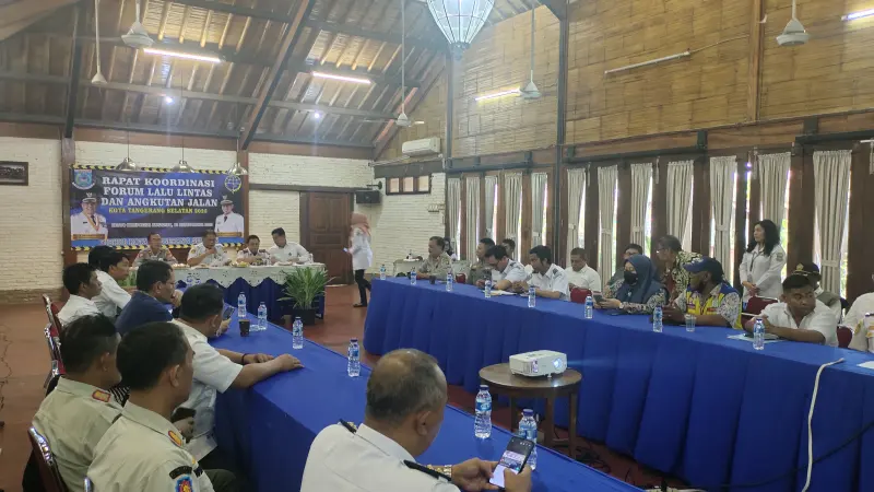 Empat Titik Kemacetan di Tangsel Jadi Bahasan Rakor Forum Lalin Dinas Perhubungan&nbsp;