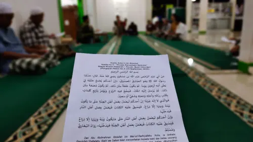 Kajian Tiga Pekanan Masjid Risqon Hasanah Bahas tentang Penciptaan Manusia