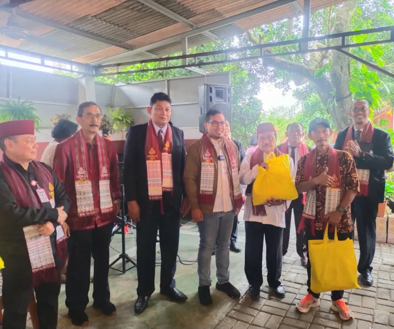 Pilar Bareng Ketua FKUB Hadiri HUT HKBP Pamulang