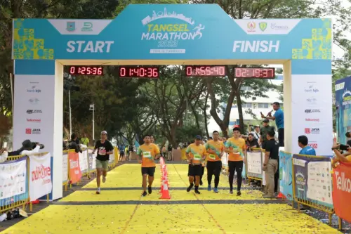 Pilar Berhasil Tempuh Jarak 10 KM pada Tangsel Marathon