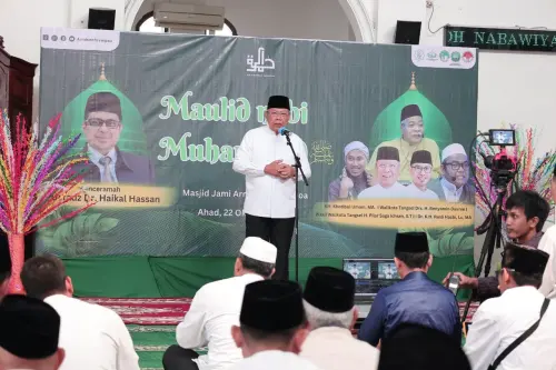 Hadiri Maulid Nabi Muhammad SAW, Benyamin Ajak Doakan Palestina