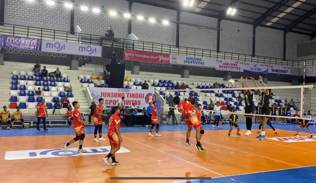 Kejurnas U-17 Bola Voli, BVC Bulungan Bungkam GTS Sky NTB Skor 3-0