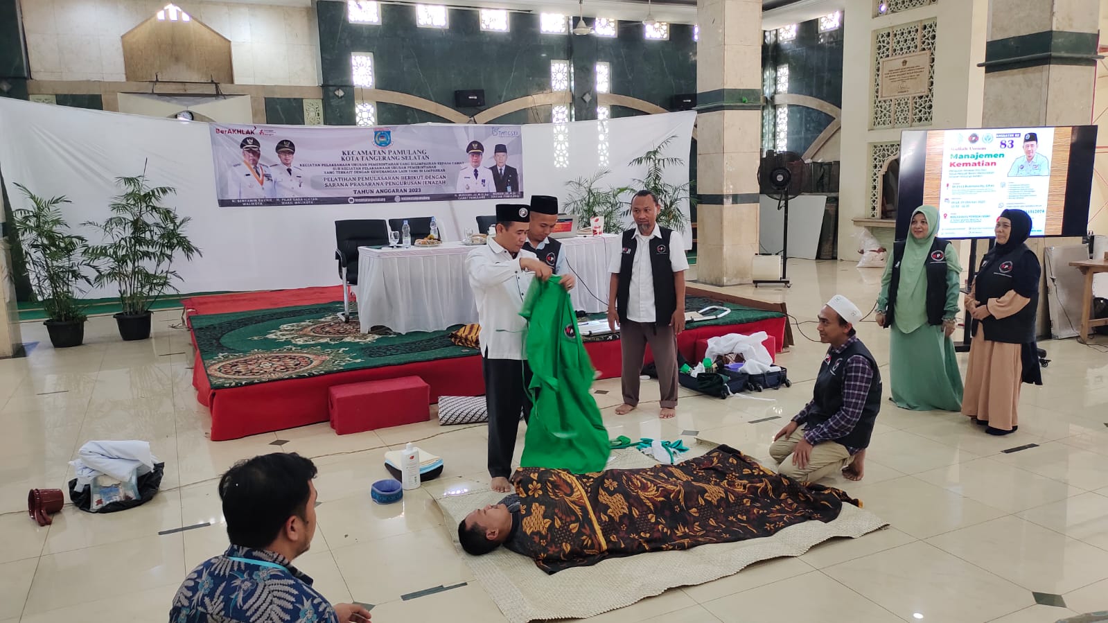 Kecamatan Pamulang Gelar Pelatihan Pemulasaran Jenazah