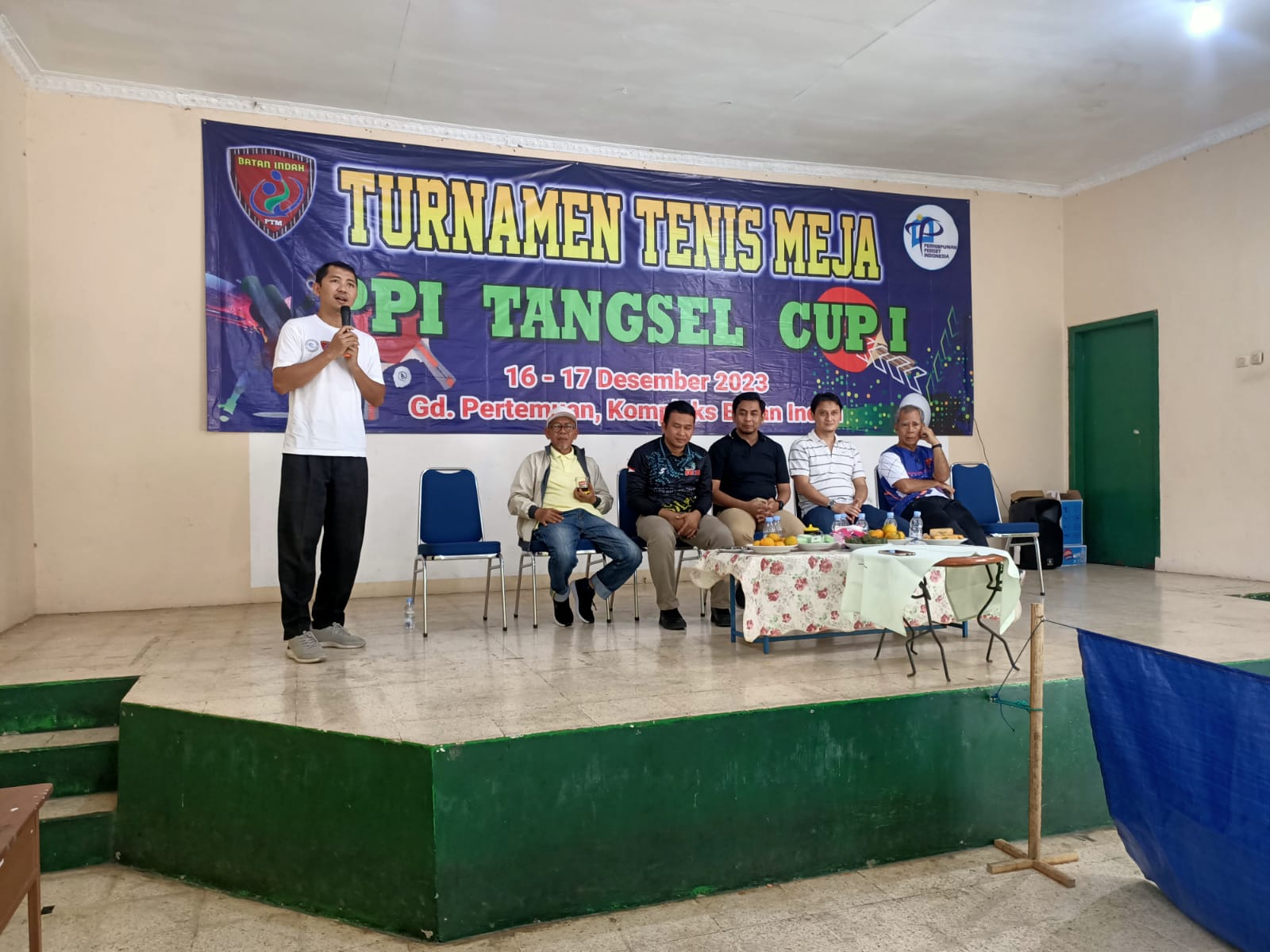 Bangun Interaksi Positif Bagi Periset, PPI Tangsel Gelar Turnamen Tenis Meja Selama Dua Hari