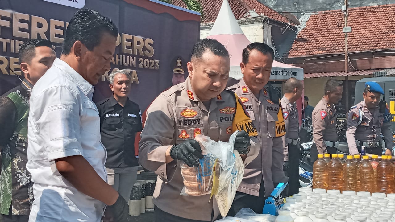 Polres Kediri Kota Sebut Aksi Kriminalitas Selama 2023 Meningkat dibanding Tahun SebelumnyaÂ 