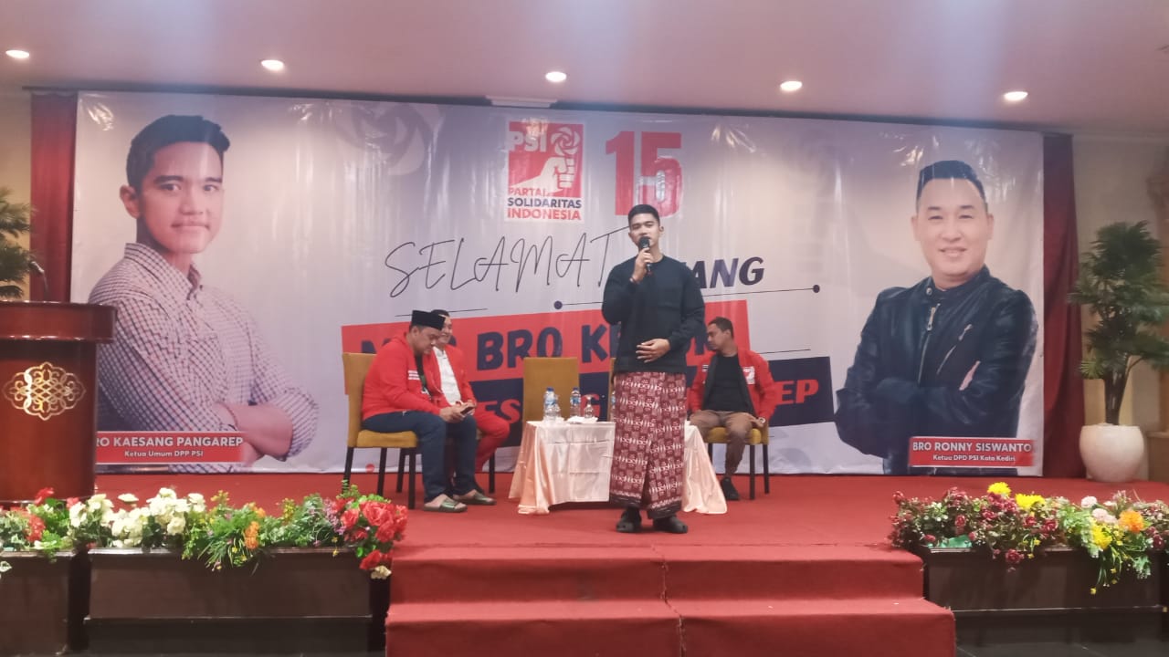 Ketum DPP PSI Kaesang Dukung Ronny Siswanto Jadi Walikota Kediri