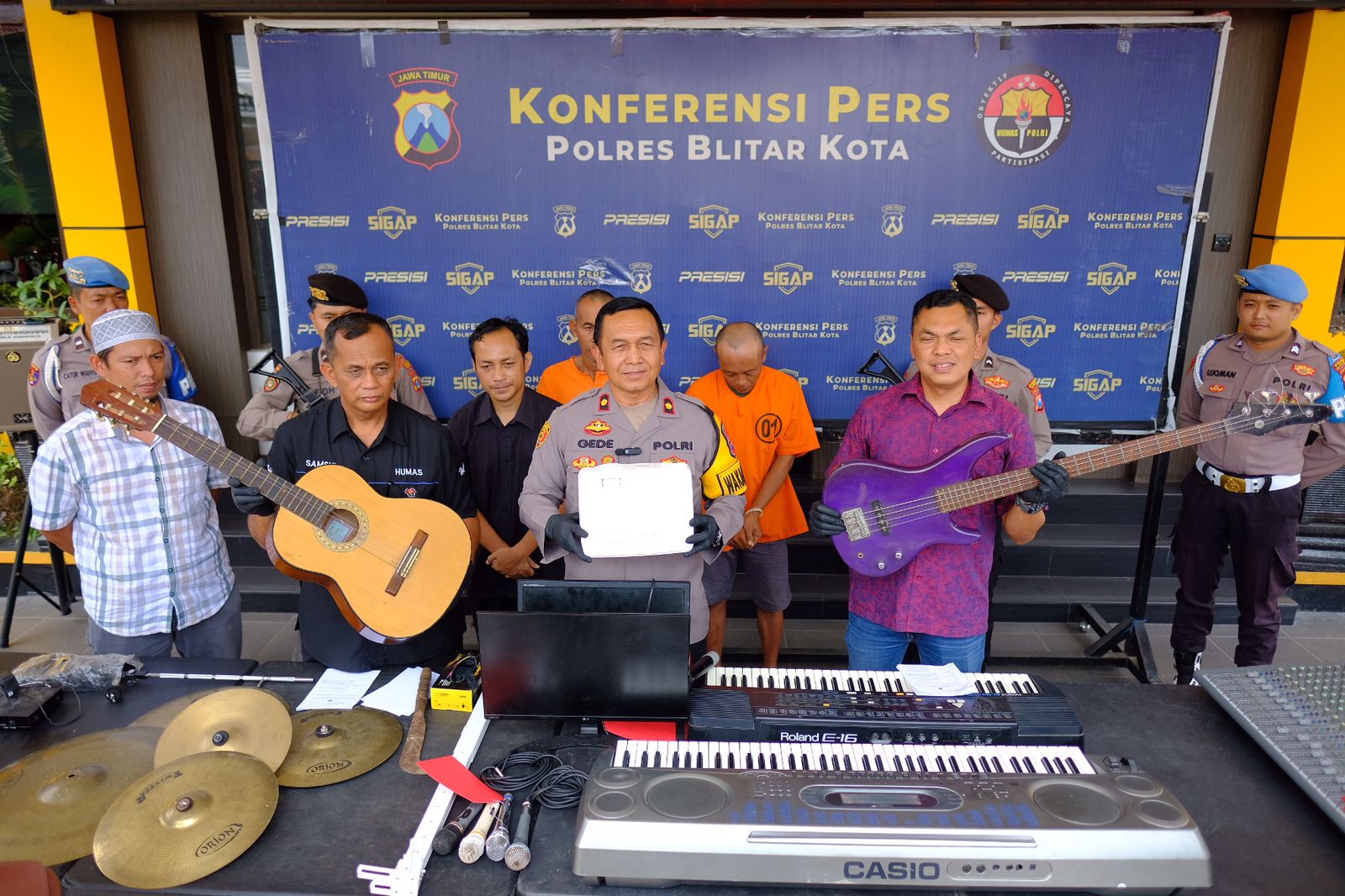 Dua Residivis Dicokok Polisi Usai Bobol Gereja di Kota Blitar