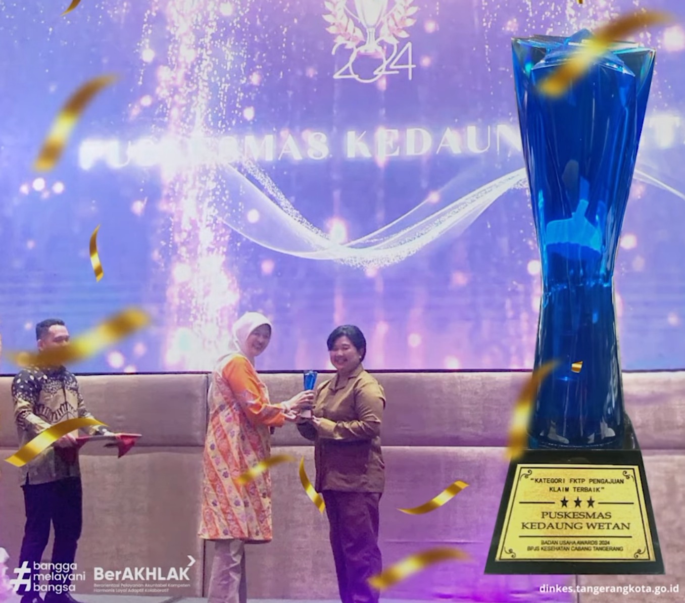 Puskesmas Kedaung Wetan Raih Penghargaan Pengelola Klaim BPJS Terbaik