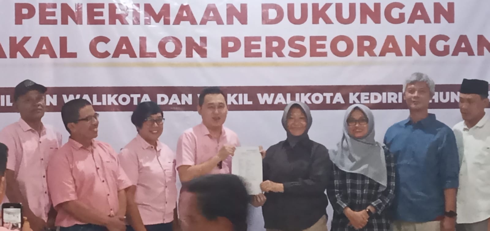 Dukungan Ronny Siswanto Maju Cawalkot Kediri Terkumpul 25 Ribu KTP