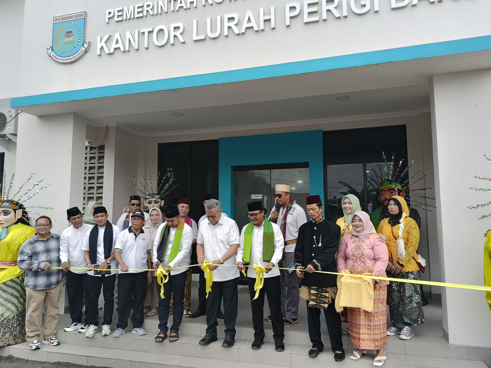 Peresmian Kantor Kelurahan Parigi Baru, Sajikan Gelaran Gebyar Budaya Lenong Anak KampungÂ 