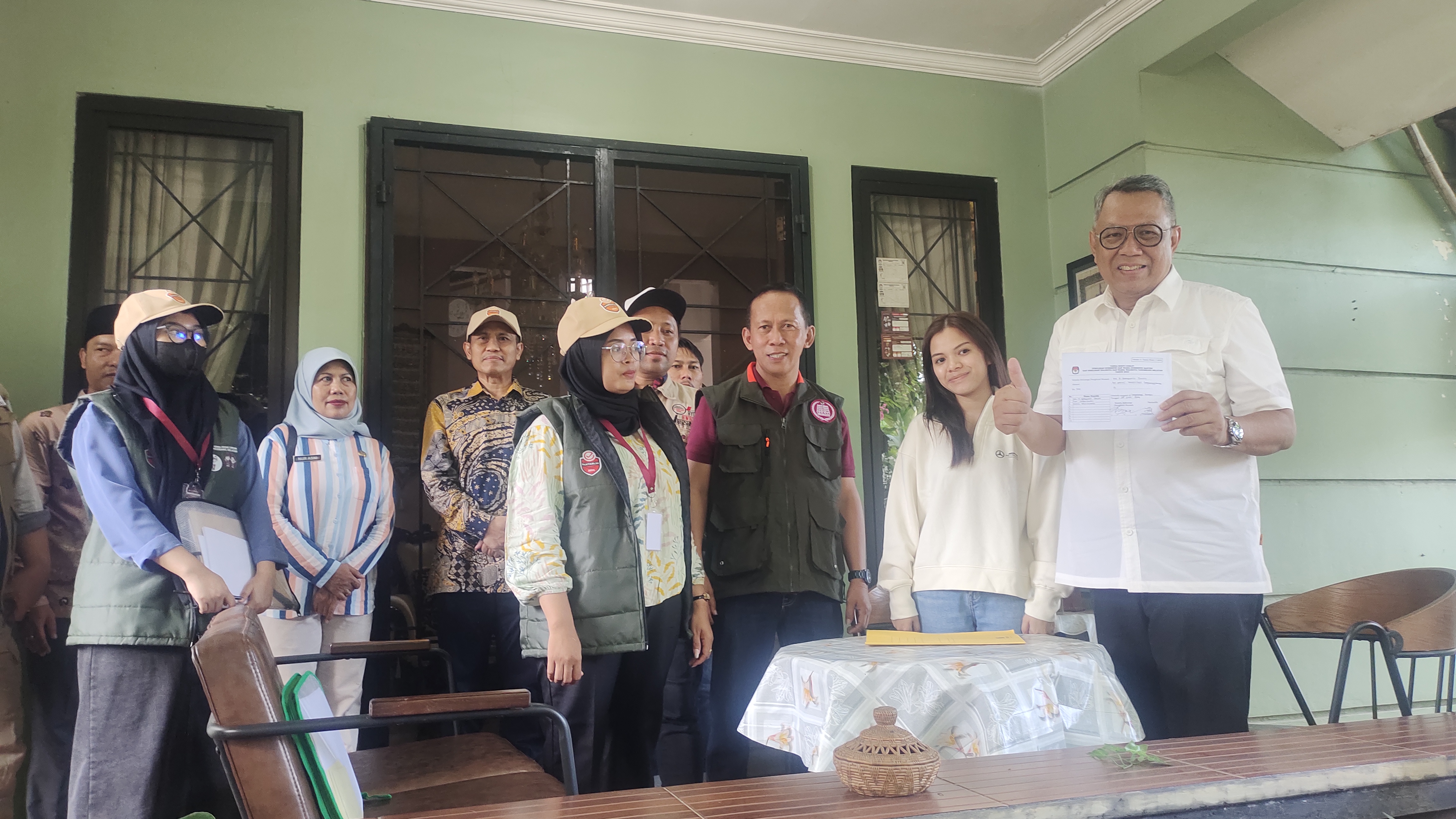 Usai Didatangi Pantarlih, Benyamin Harap Partisipasi Pemilih Meningkat Hingga 90 Persen