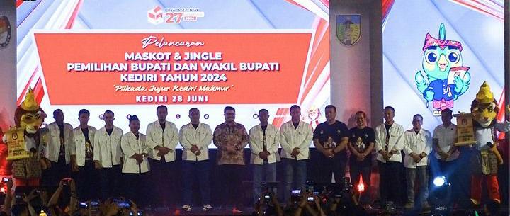 Si Nara, Pilkada Jujur Kediri Makmur Jadi Maskot dan Jingle Pilkada Kabupaten Kediri