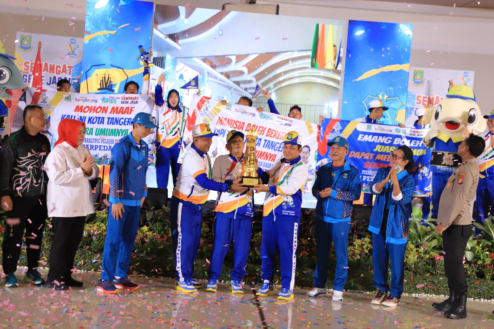 Cetak Sejarah, Kota Tangerang Juara Umum PEPARPEDA VIII Banten
