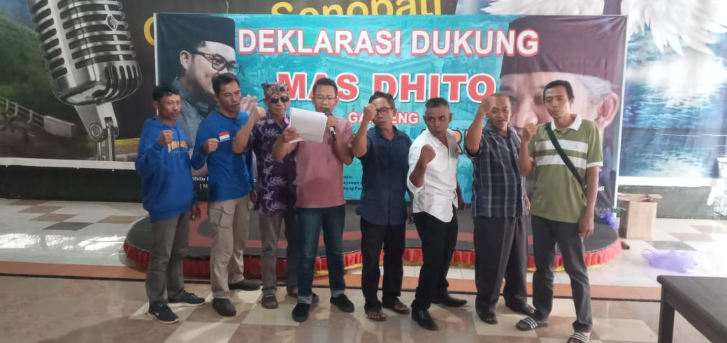 Relawan Peduli Kediri Deklarasi Dukung Petahana Mas Dito Gendeng dr Ari PurnomoÂ 