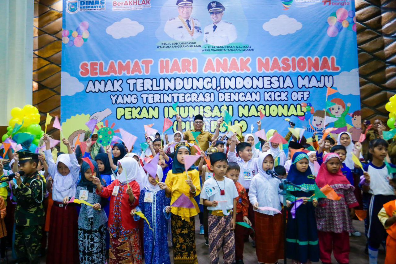 Imunisasi Polio Sasar 156 Ribu Anak di Kota Tangsel Hingga Agustus