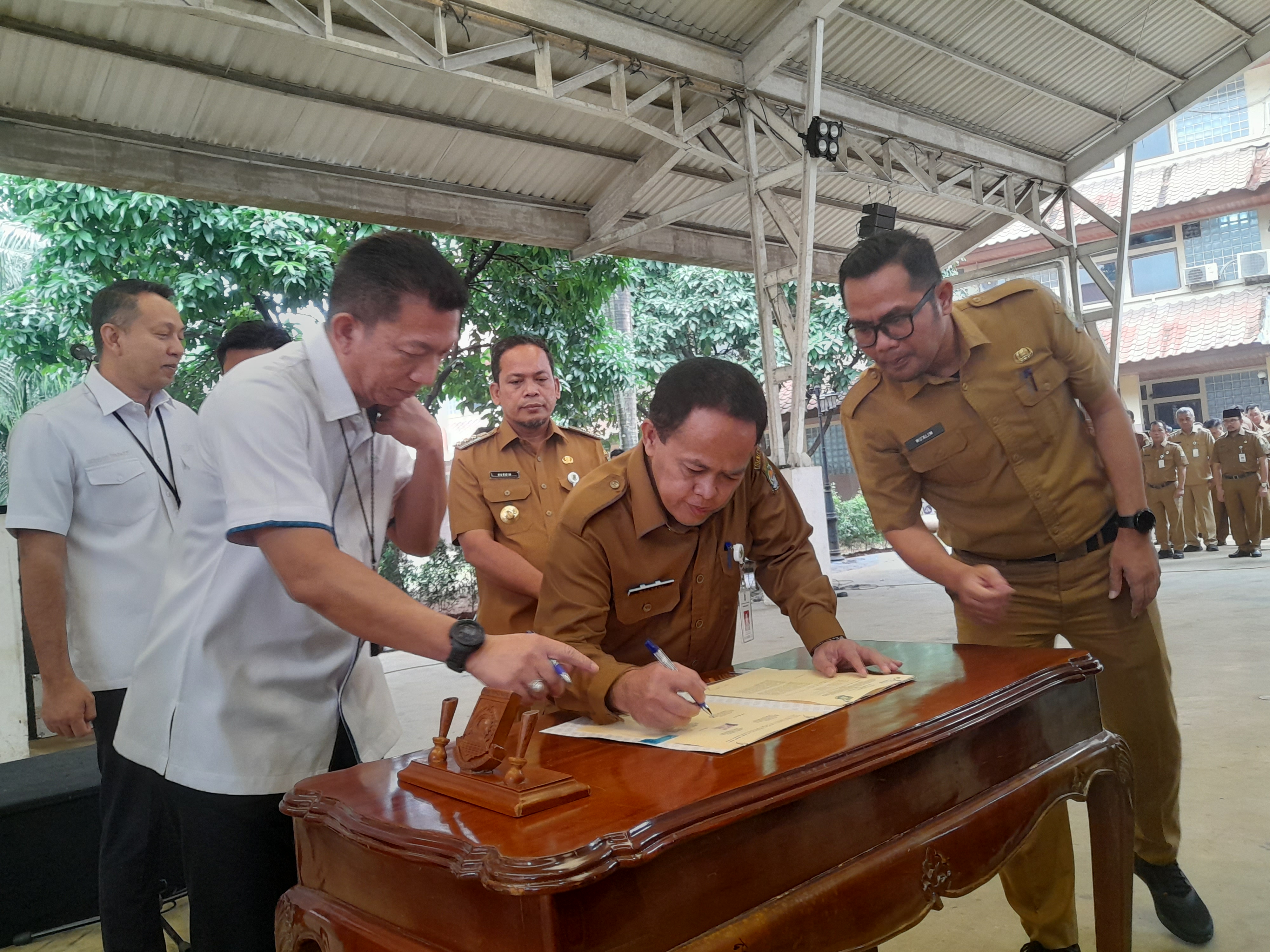 Pemkot Tangerang-BPJS Ketenagakerjaan Jalin Kerjasama Perlindungan Pekerja Rentan