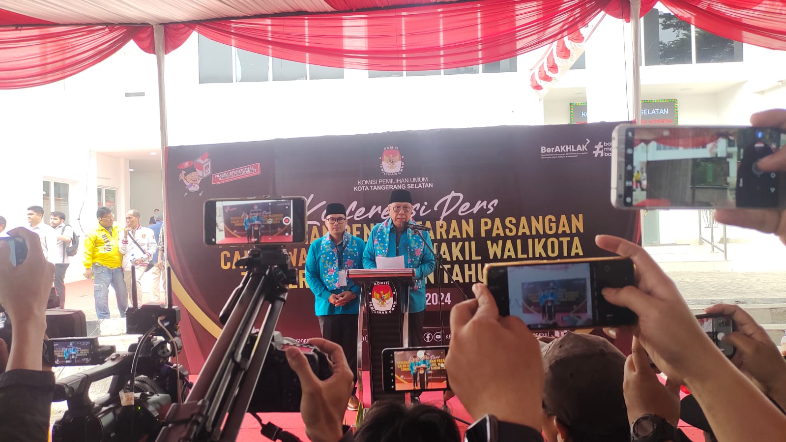 Paslon Benyamin-Pilar Saga Ichsan Didukung 16 Partai