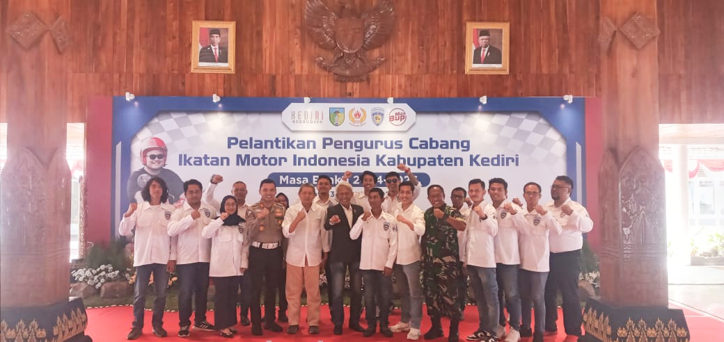Ikatan Motor Indonesia Kabupaten Kediri Masa Bhakti 2024-2026 Resmi Dilantik