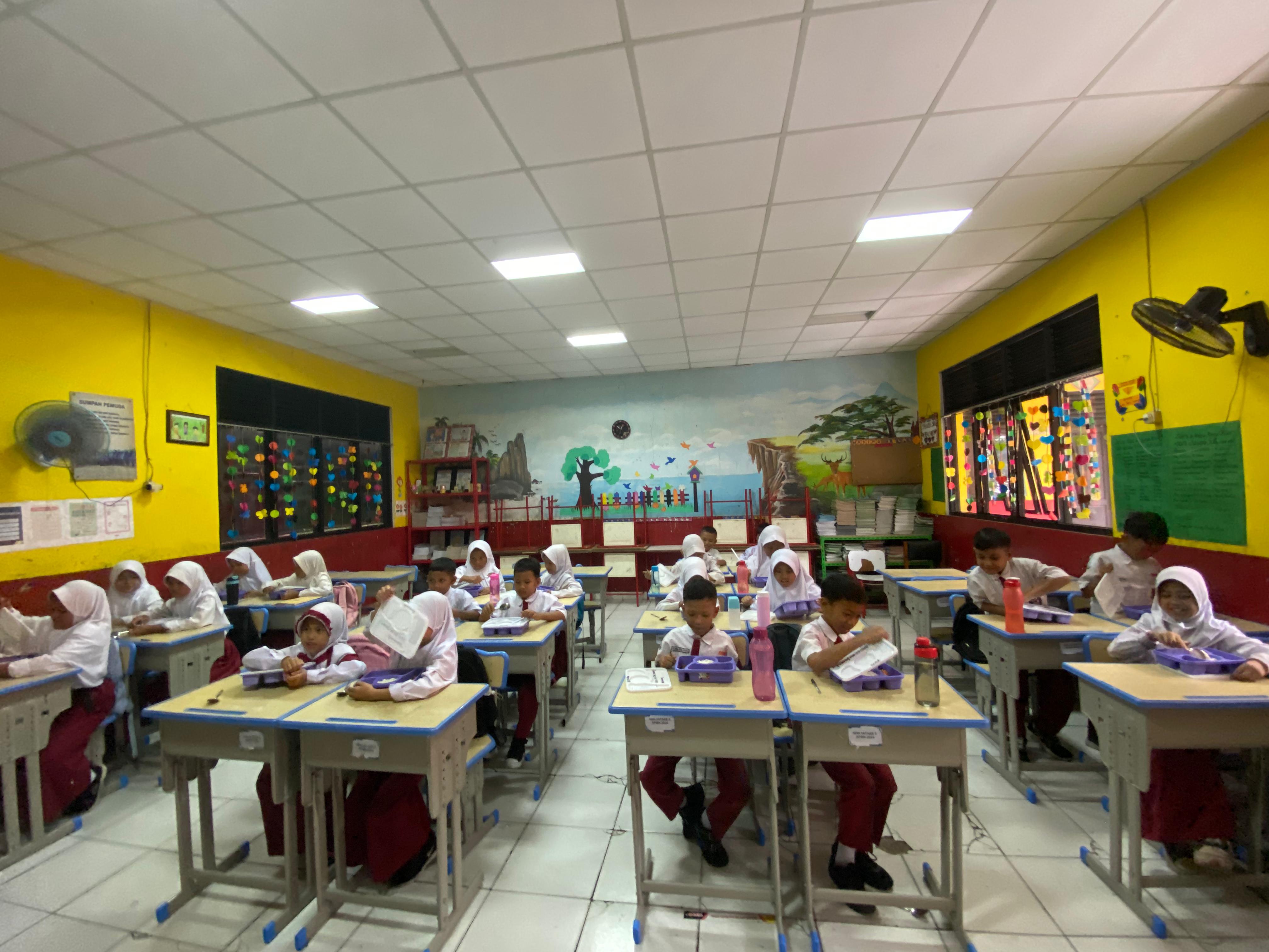 Siswa SDN Jatake 3 Tak Sabar MBG Segera Diterapkan