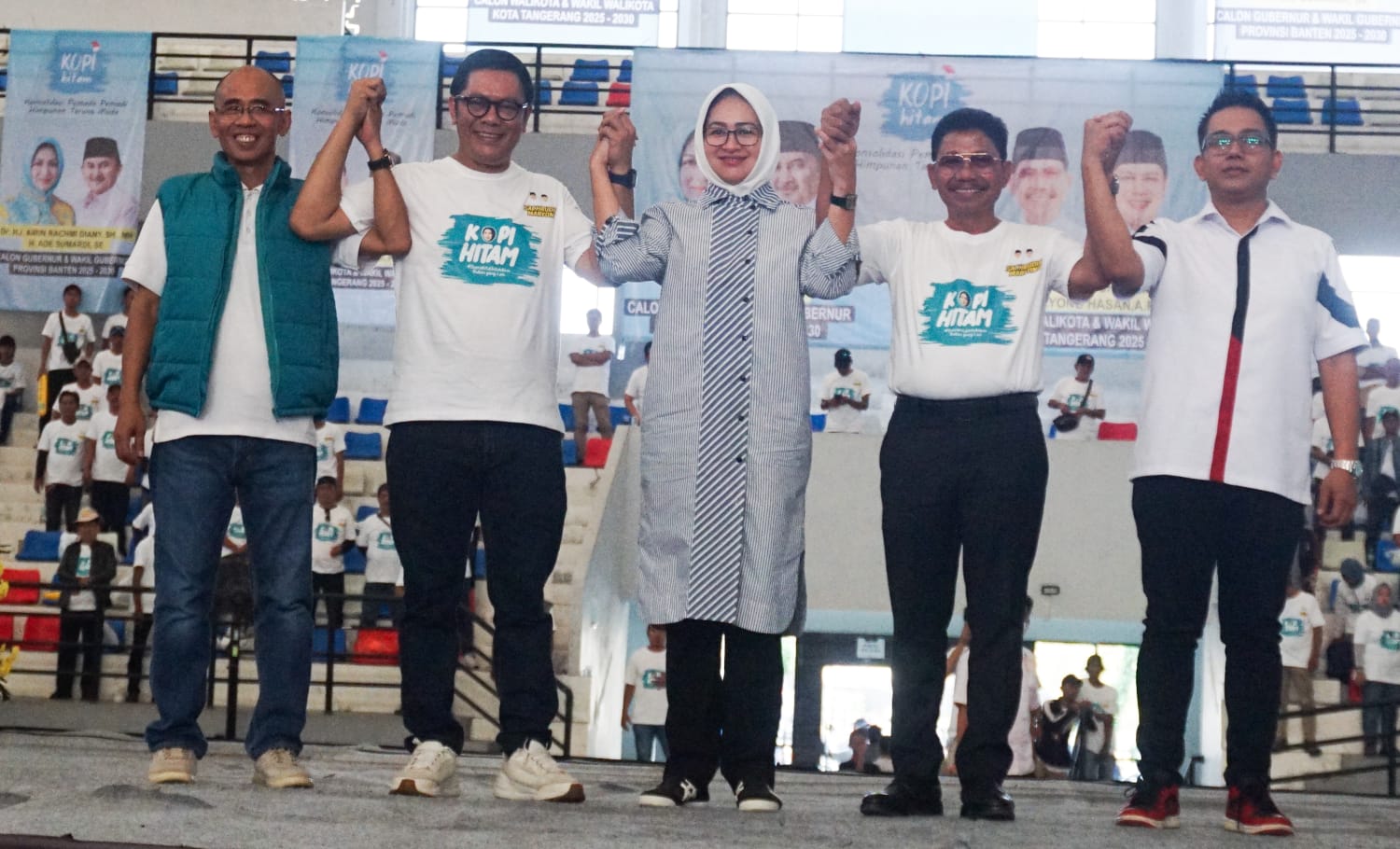 Kopi Hitam Terjunkan Ribuan Relawan Menangkan Airin-Ade dan Sachrudin-Maryono di Pilkada 2024