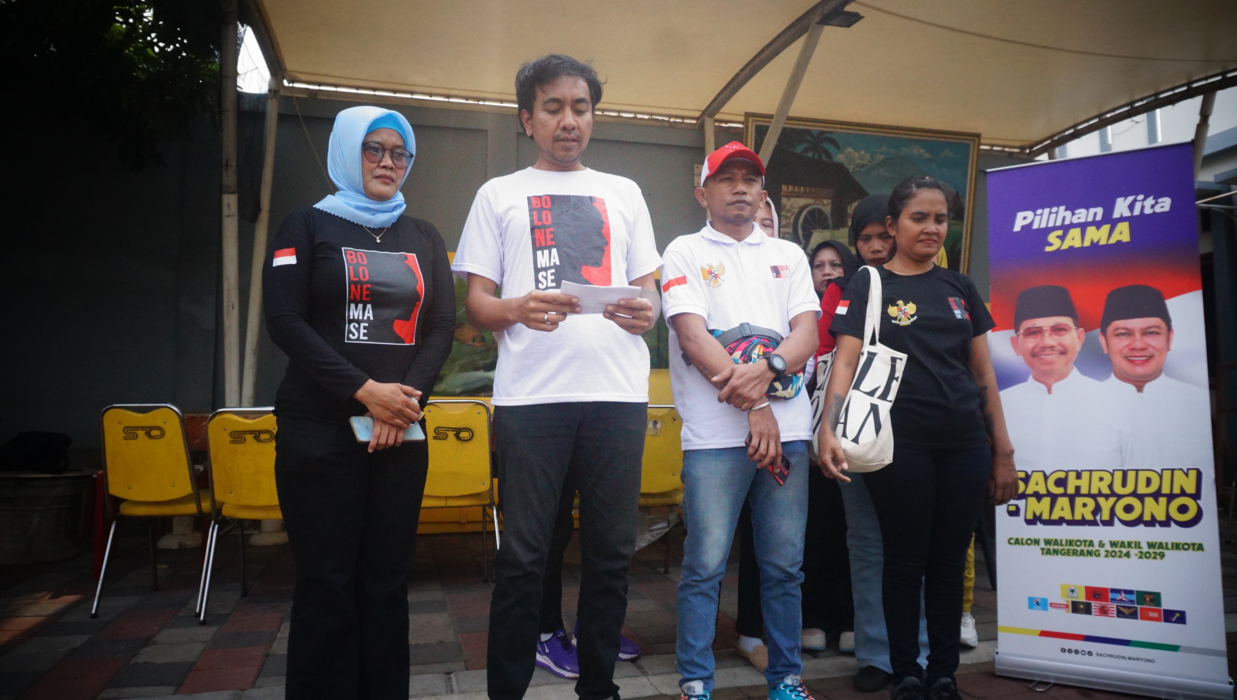 Relawan Gibran di Pilpres 2024 "Bolone Mase" Dukung Sachrudin-Maryono
