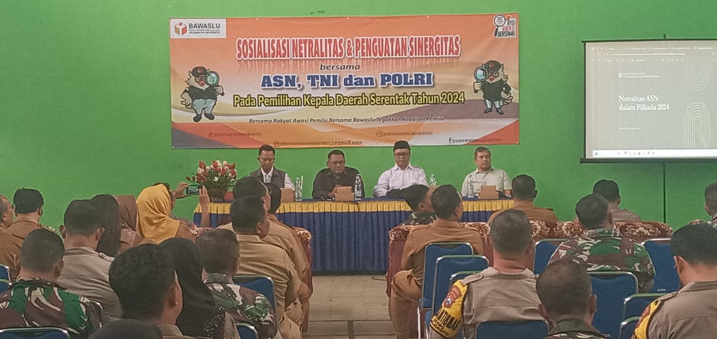 Panwascam Mojoroto Gelar Sosialisasi Netralitas ASN