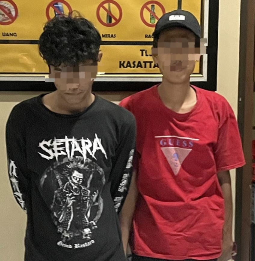 Bawa Ribuan Pil Dobel L, Dua Remaja Dibekuk Satresnarkoba Polres Kediri Kota
