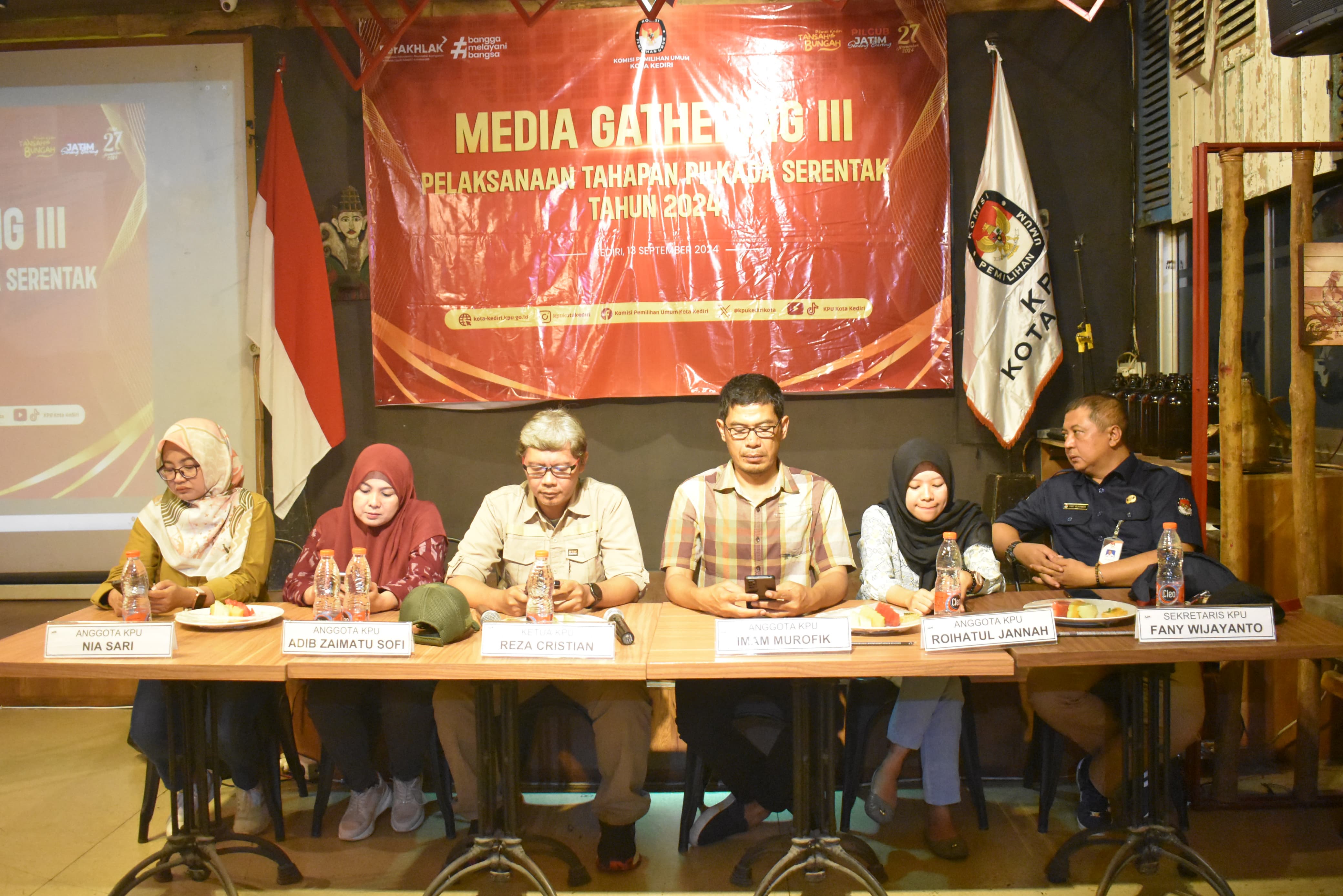 Sukseskan Pilkada, KPU Kota Kediri Gandeng Media Lewat GatheringÂ 