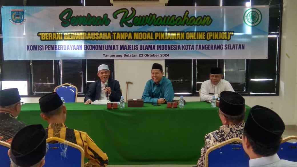 Seminar Kewirausahaan, MUI Tangsel Ingatkan Usaha Jangan Sampai Gunakan Pinjol