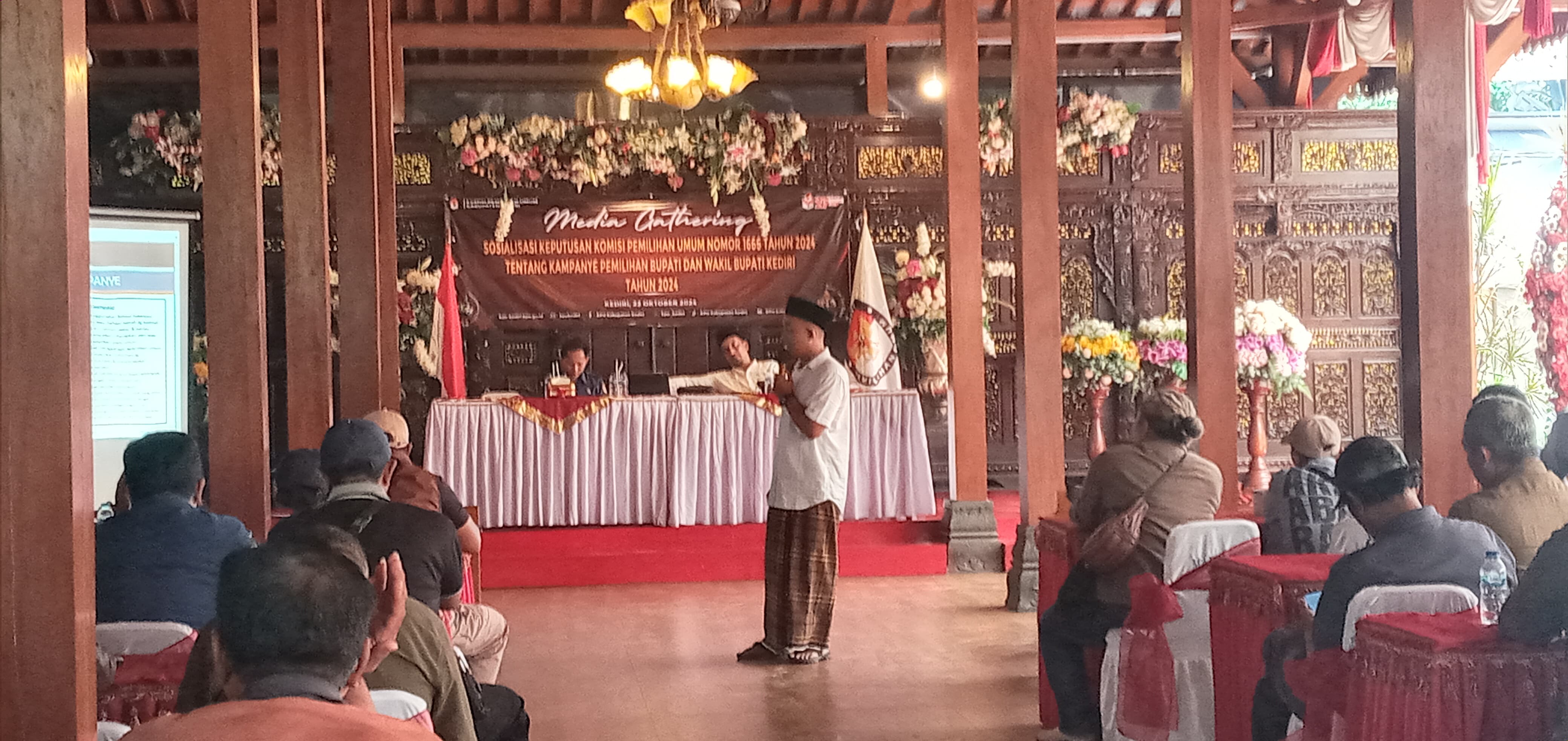 Jelang Debat Publik, KPU Kabupaten Kediri Gelar Media Gathering