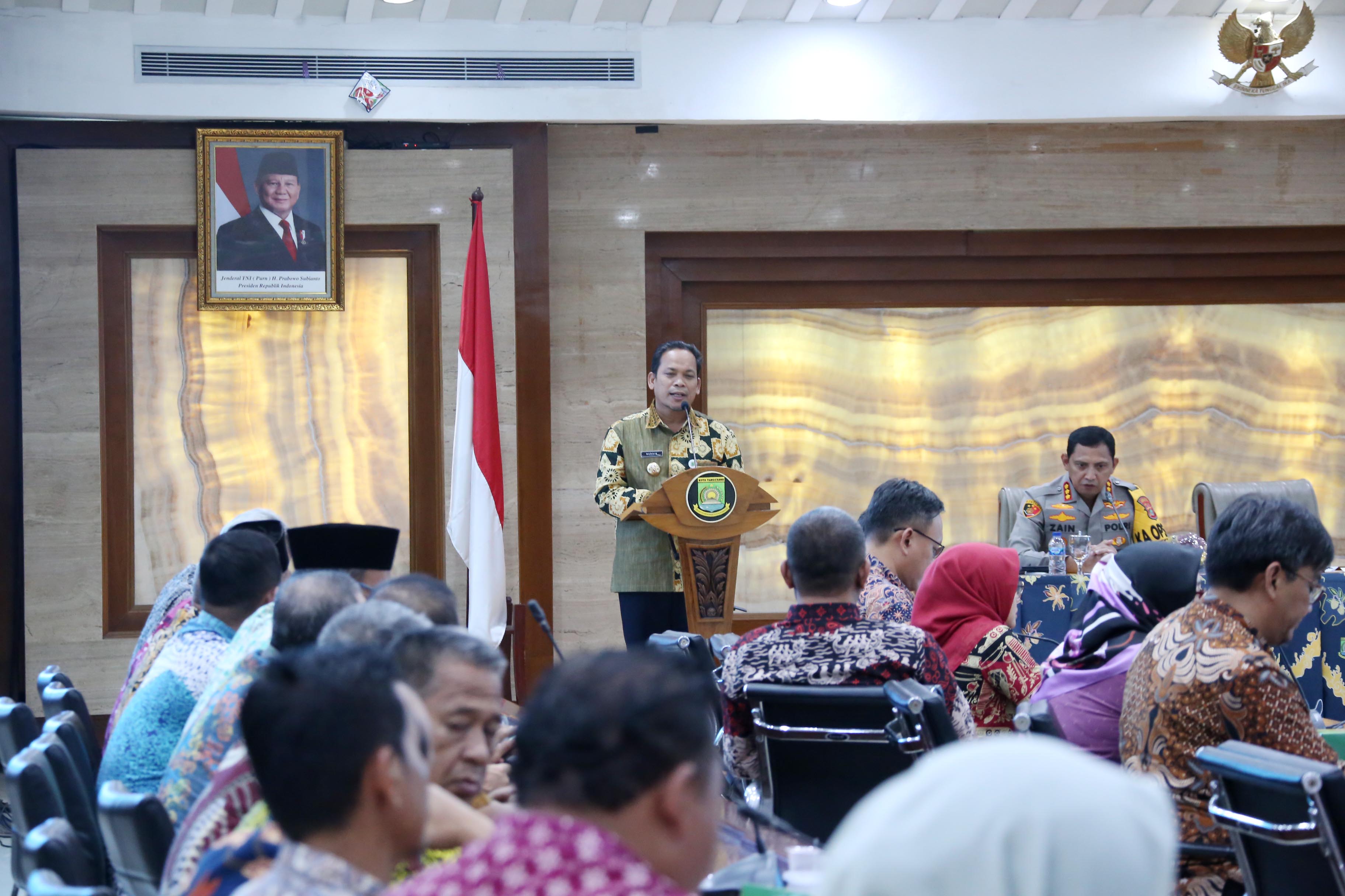 Pastikan Pilkada Kondusif, Pemkot Tangerang Gelar Rakor Desk Pilkada 2024