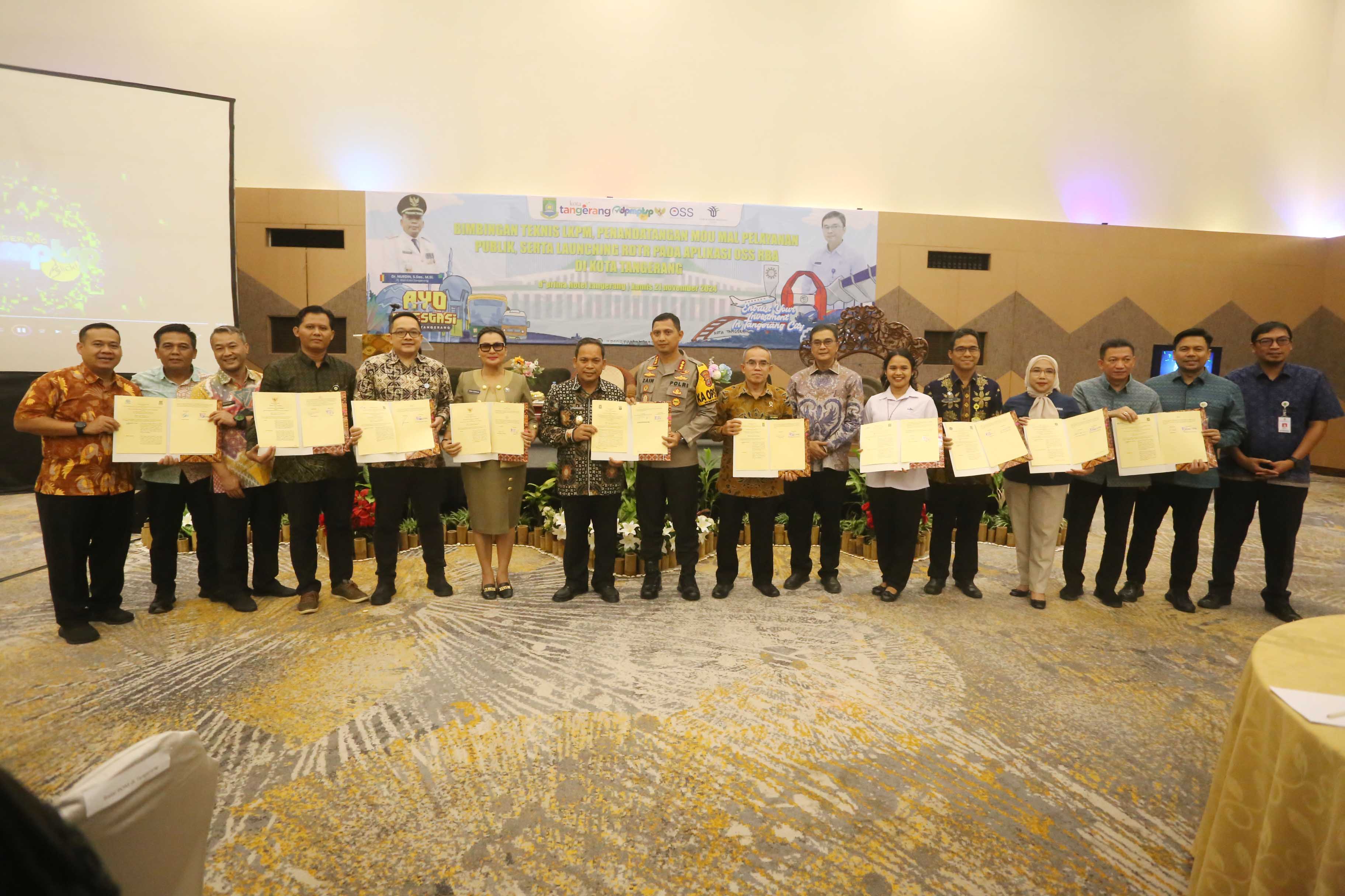Perkuat Layanan di MPP, Pj Wali Kota Tangerang Teken Perpanjangan MoUÂ  dengan Mitra Layanan Publik