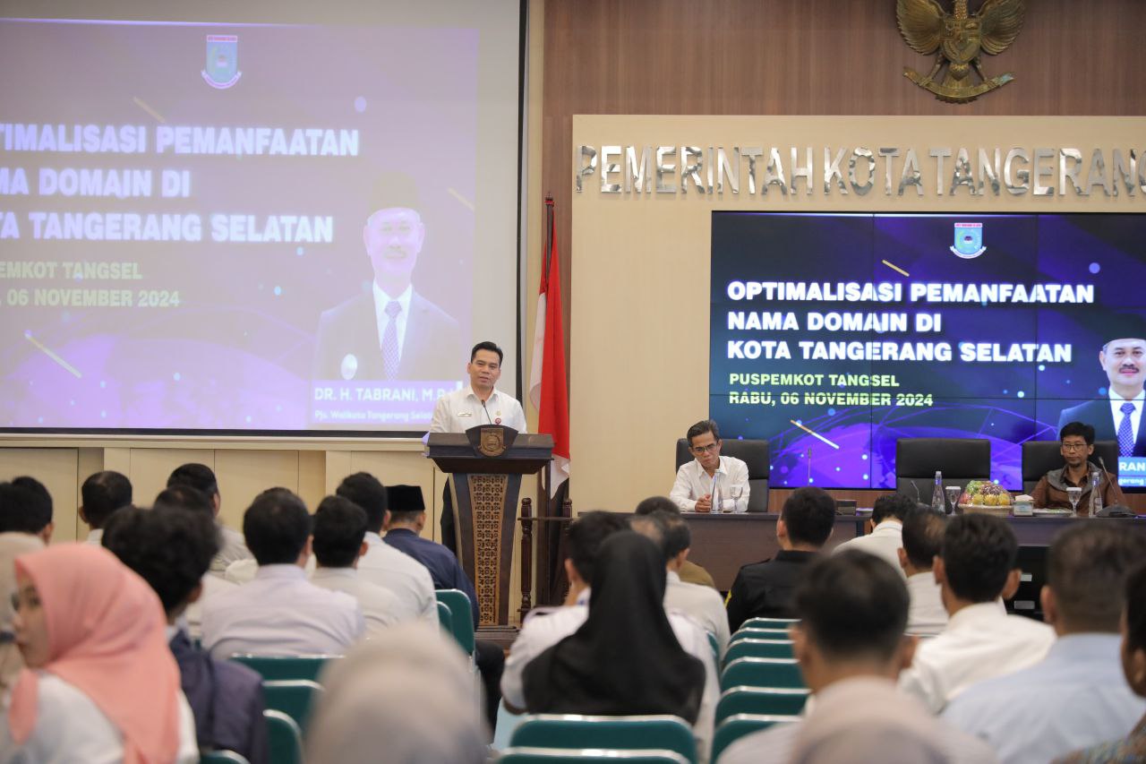 Pemkot Tangsel Kelola 400 Domain di Lingkungan OPD
