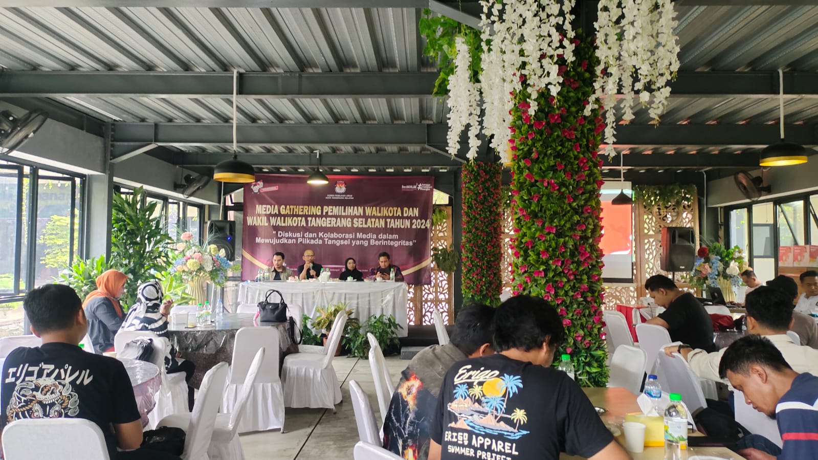 KPU Tangsel Sampikan Jadwal Kampanye Paslon di Media Massa Selama 14 Hari