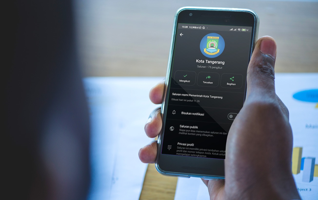Ayo Ikuti, Pemkot Tangerang Punya WhatsApp Channel