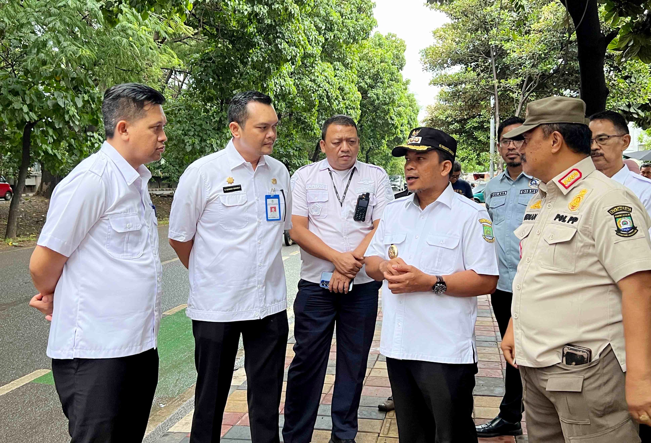 Pemkot Tangerang Tertibkan Parkir Liar di RTH Depan Stasiun Batuceper